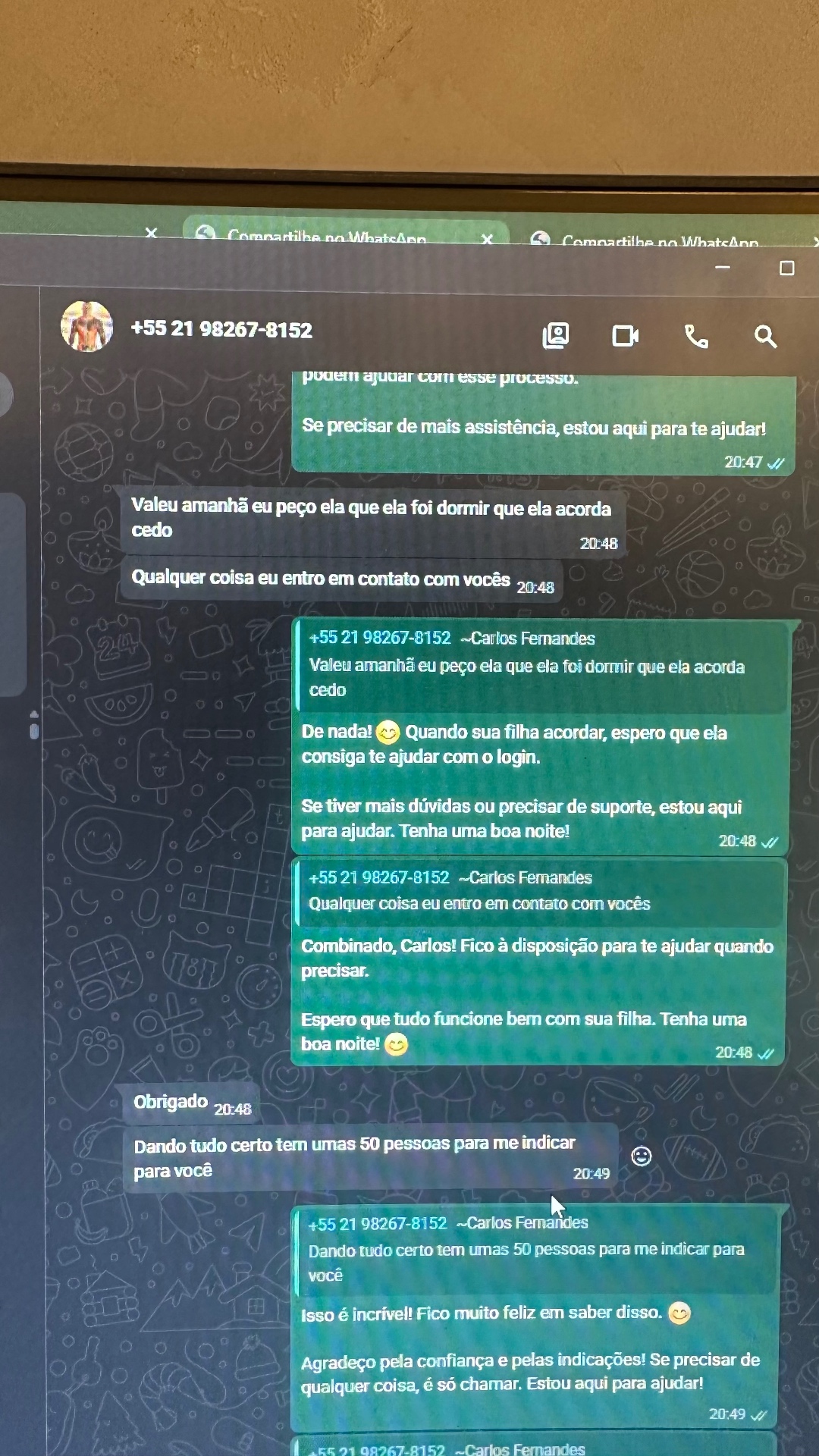 Depoimento real de cliente